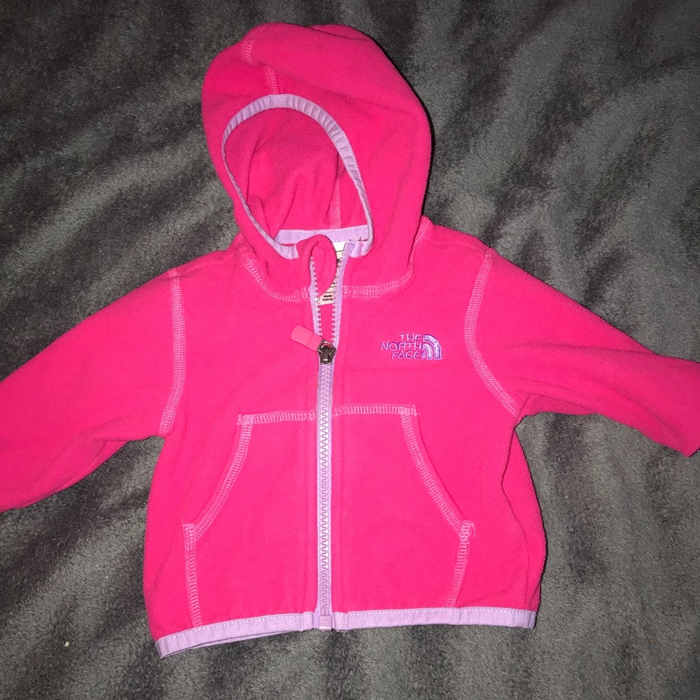 Baby girl North Face Fleece